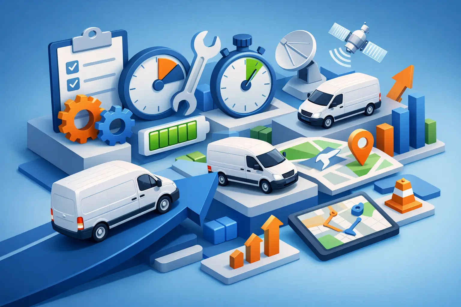 7 Best Fleet Uptime Strategies That Keep Vans Moving